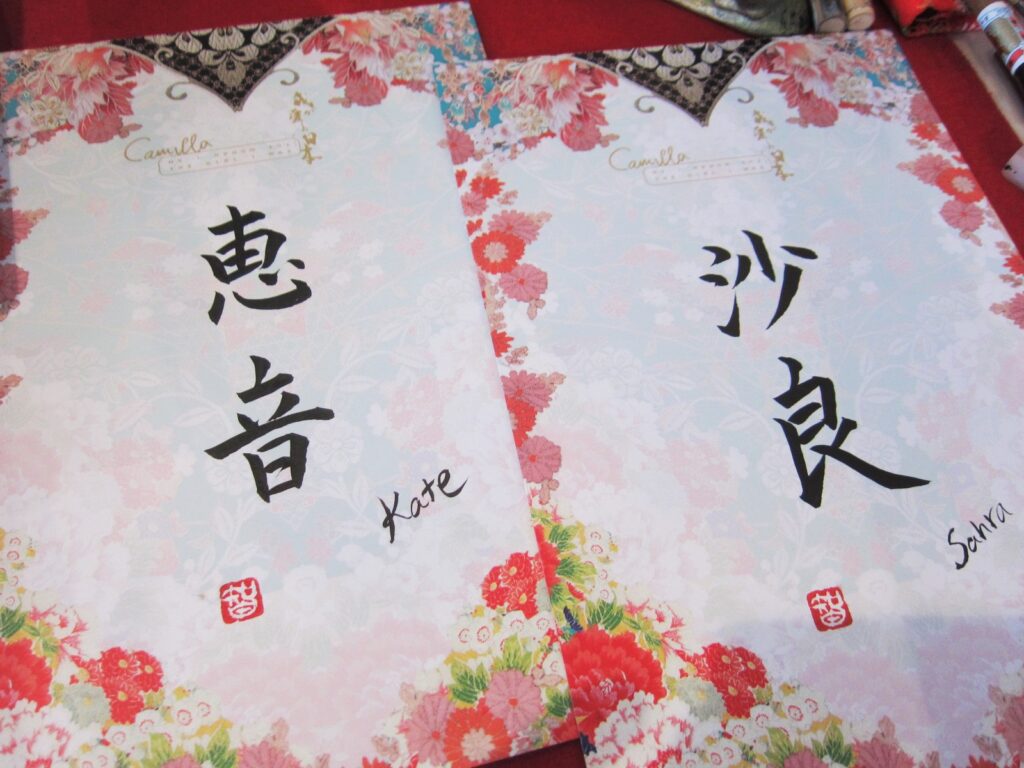 names in Japanese Sydney